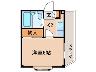 Kハウスの物件間取画像